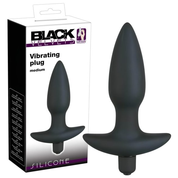 Black Velvet anaalplug vibrator - medium