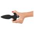 Black Velvet anaalplug vibrator - medium