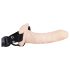 You2Toys - strap-on vibrator - huidkleurig - Easy Rider