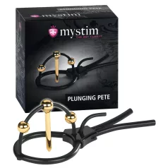 mystim - elektro penisstimulatie - Plunging Pete - siliconen