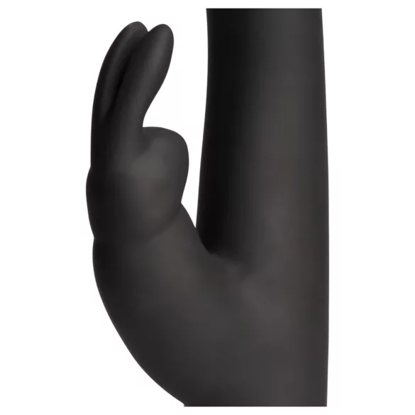 Vijftig tinten grijs Greedy Girl - vibrator met clitorisstimulator (zwart)