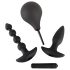 Black Velvet anale vibrator set (4-delig)
