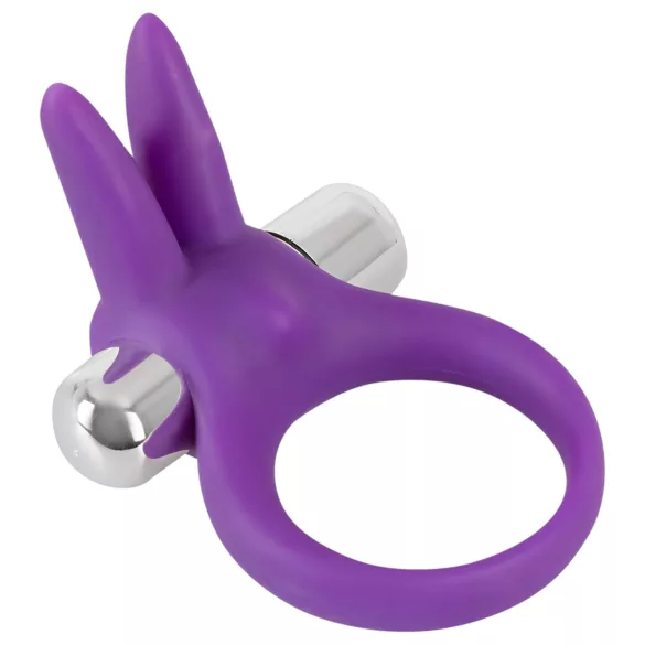 SMILE - Vibrerende penisring - rabbit stimulator - siliconen - paars