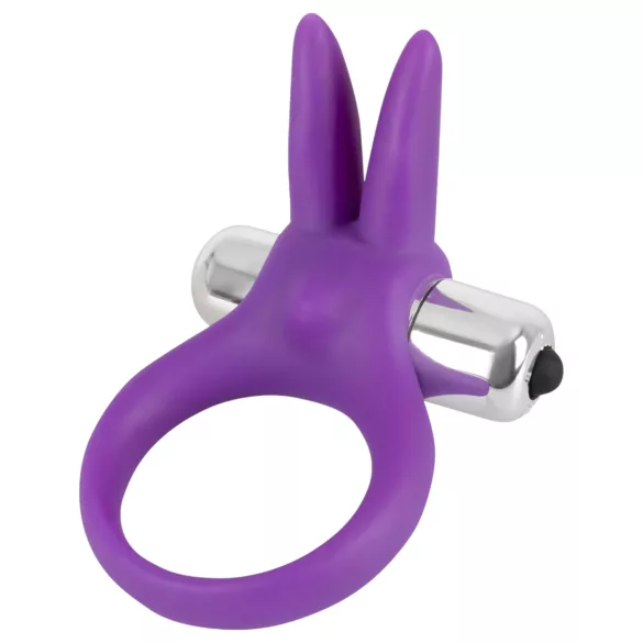 SMILE - Vibrerende penisring - rabbit stimulator - siliconen - paars