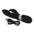 SMILE Blacky - USB-oplaadbare vibrator met 2 motoren (zwart)