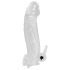 Crystal Skin - Vibrerende Penis Sleeve-verlenging