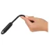 You2Toys - urethrale vibrator met bolletjes - 0,8cm - zwart
