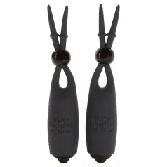   Fifty Shades of Grey - vibrerende tepelstimulator - set van 2 - grijs