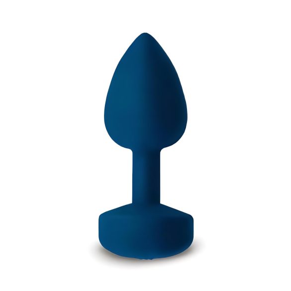 G-plug - Grote blauwe anale vibrator met USB (kék)