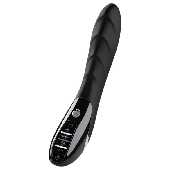 mystim Sizzling Simon - vibrator met elektrostimulatie - siliconen zwart