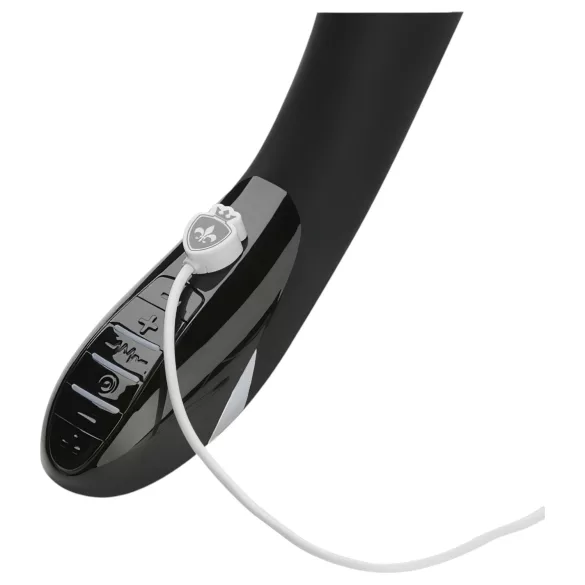 mystim Sizzling Simon - vibrator met elektrostimulatie - siliconen zwart