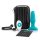 b-Vibe - roterende anaal vibrator met beads (turquoise)