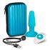 b-Vibe - roterende anaal vibrator met beads (turquoise)