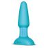 b-Vibe - roterende anaal vibrator met beads (turquoise)