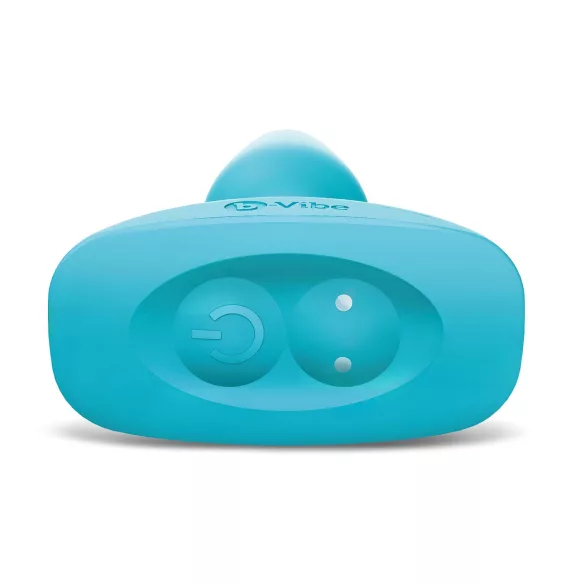 b-Vibe - anale vibrator met roterende kralen - oplaadbaar - turquoise