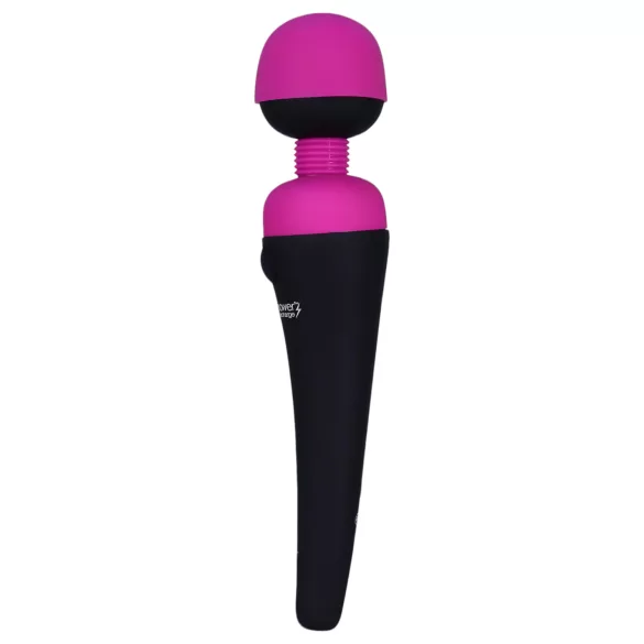 PalmPower Wand - oplaadbare massage vibrator - roze/zwart