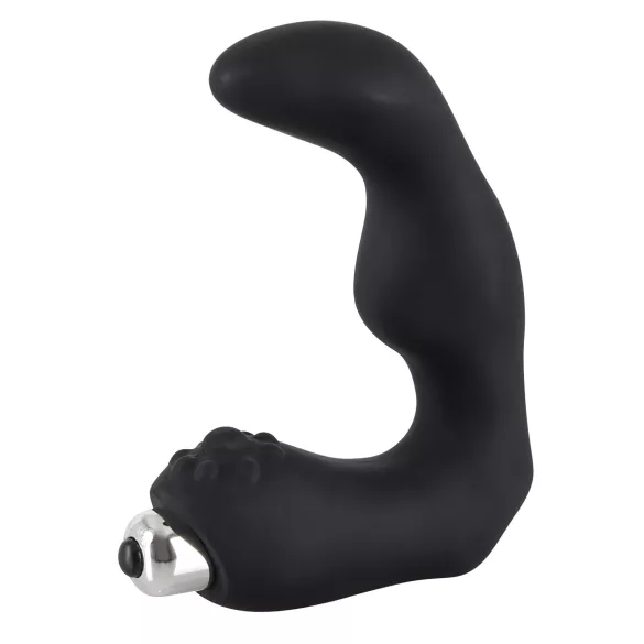 Rebel - prostaat vibrator gebogen - siliconen - zwart