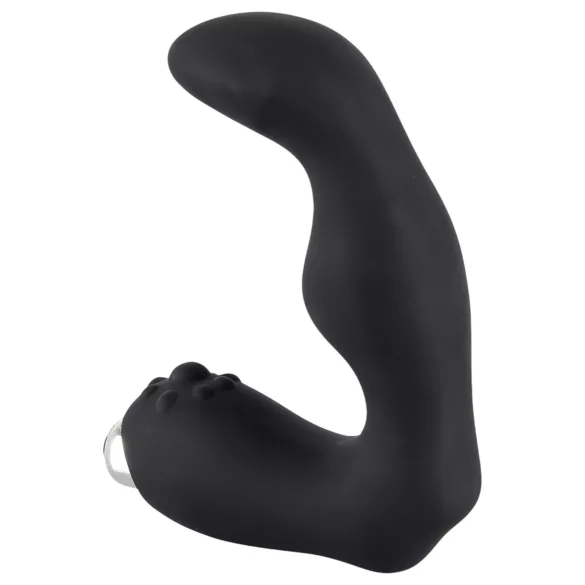 Rebel - prostaat vibrator gebogen - siliconen - zwart