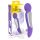 SMILE Toverstok - 2-motorige massager vibrator (paars)