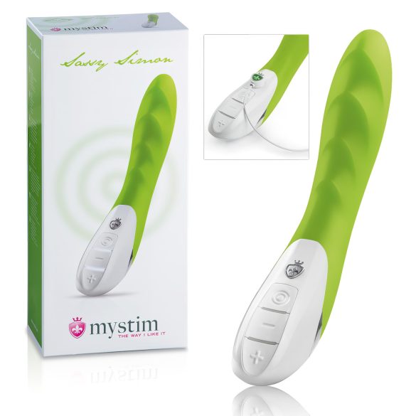 mystim Sassy Simon - 2-motorige vibrator (groen)
