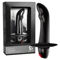   Quest - prostaat vibrator - 10 standen - zwart - voor beginners