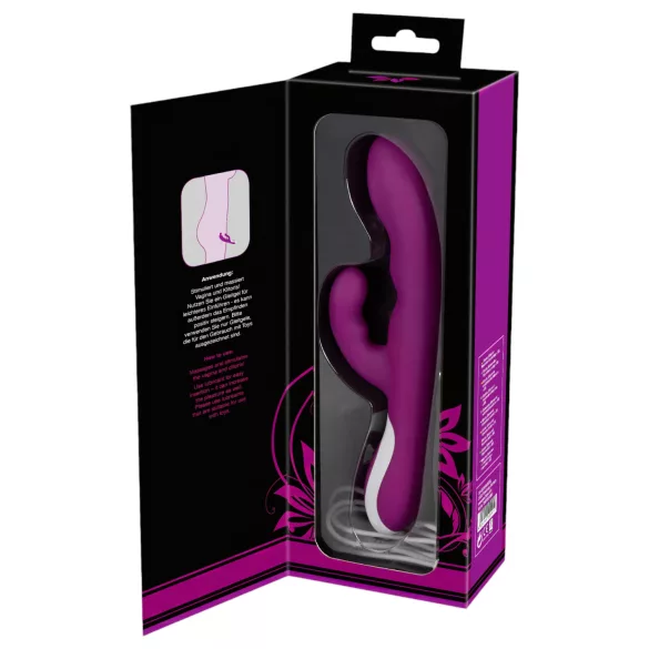 Javida - verwarmende clitorisstimulator vibrator (paars)