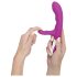 Javida - verwarmende clitorisstimulator vibrator (braambes)