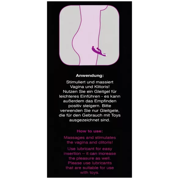 Javida - verwarmende clitorisstimulator vibrator (paars)