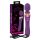 Javida Double - Paarse massage vibrator