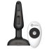 b-Vibe Trio - 3-motorig anaal vibrator (zwart)