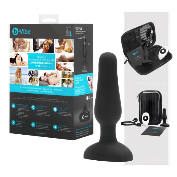b-Vibe Novice - beginners anale vibrator (zwart)