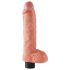 King Cock 10 zuignap dildo (25 cm) - naturel