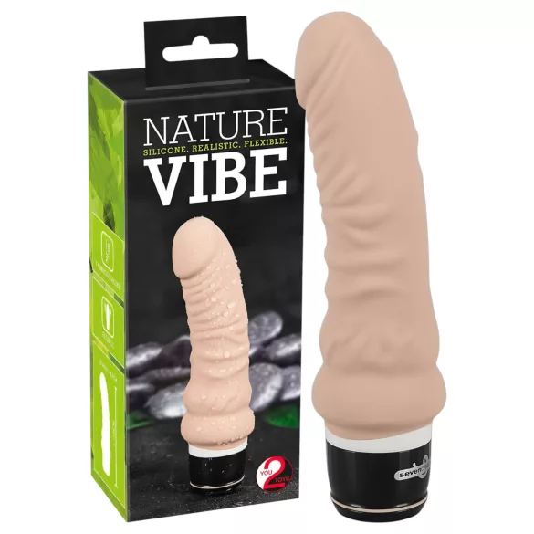 You2Toys - vibrator - natuurgetrouw - siliconen - beige