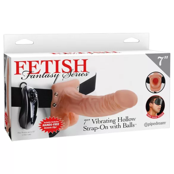 Pipedream - Fetish Strap-on 7 - opzetbare vibrator (huidkleurig)