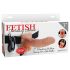 Fetish Strap-on 7 - verstelbare vibrerende dildo (naturel)