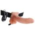 Fetish Strap-on 7 - verstelbare vibrerende dildo (naturel)