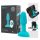 b-Vibe Rimming - ronddraaiende anale vibrator (turkoois)