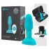 b-Vibe Rimming - ronddraaiende anale vibrator (turkoois)