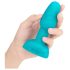 b-Vibe Rimming - ronddraaiende anale vibrator (turkoois)