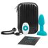 b-Vibe Rimming - ronddraaiende anale vibrator (turkoois)