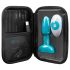 b-Vibe Rimming - ronddraaiende anale vibrator (turkoois)