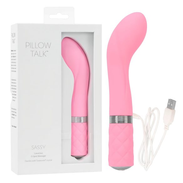 Pillow Talk Sassy - g-spot vibrator - oplaadbaar - roze