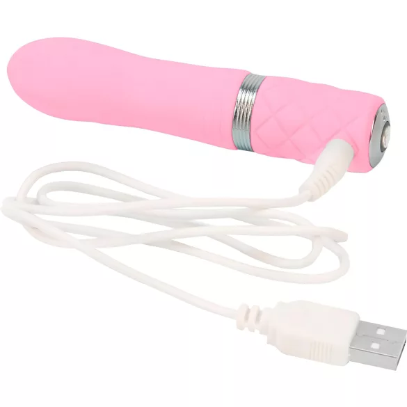 Pillow Talk Flirty - vibrator staaf oplaadbaar - siliconen roze