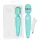 Pillow Talk Cheeky Wand - oplaadbare massage vibrator - turquoise