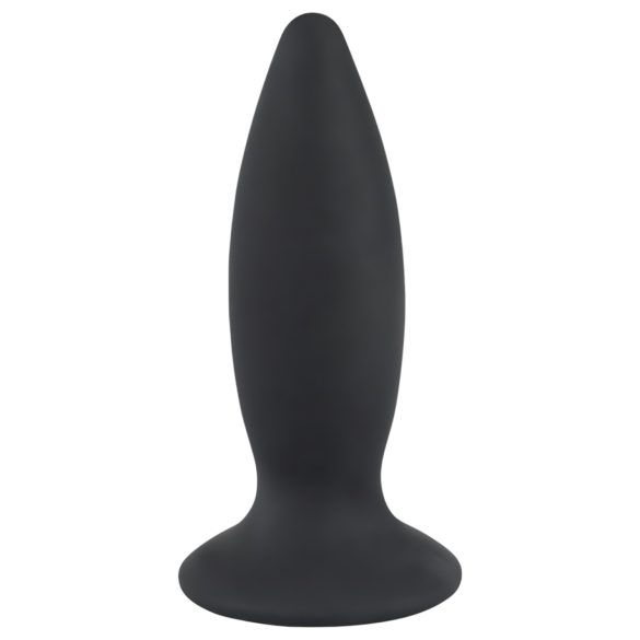 Zwarte Fluweel S - oplaadbare beginners anaal vibrator - klein (zwart)