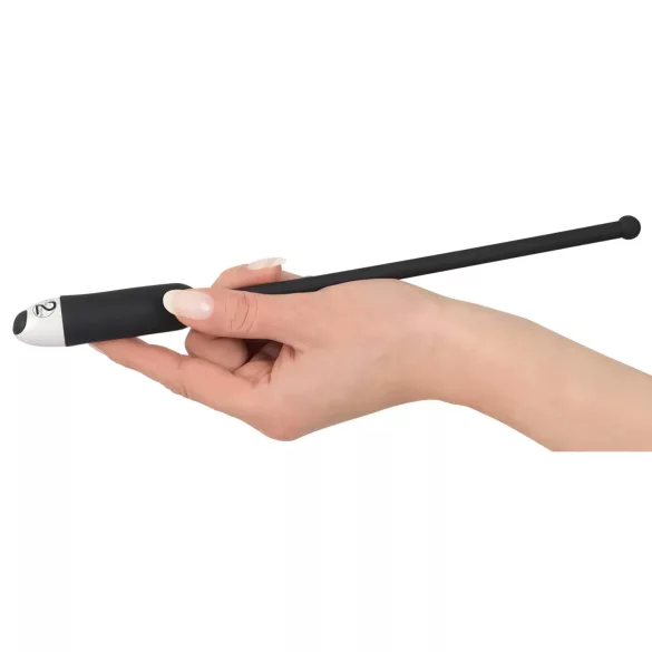 You2Toys - vibrerende urethrale dilator - siliconen - zwart (8-11mm)
