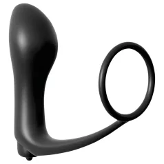   Pipedream - Anal Fantasy - vinger-anale vibrator met penisring (zwart)