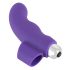 SMILE Finger - golvende siliconen vingervibrator (paars)