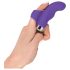 SMILE Finger - golvende siliconen vingervibrator (paars)