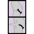 Black Velvet - oplaadbare anaal vibrator met penis (zwart)
